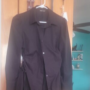 Shein Shirt black Shirt DRESS Black Shirt